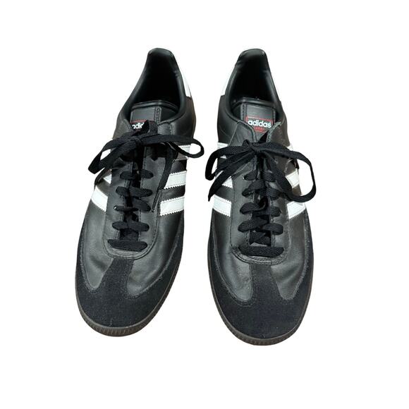 Adidas Samba leather shoes full black size US10 019000 - Picture 3 of 7